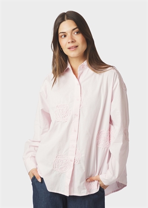 Dalma dori emb skjorte Light pink Neo Noir 